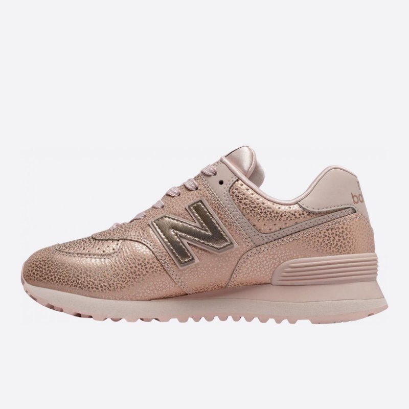 Dámské růžové tenisky New Balance WL574SOJ levá strana