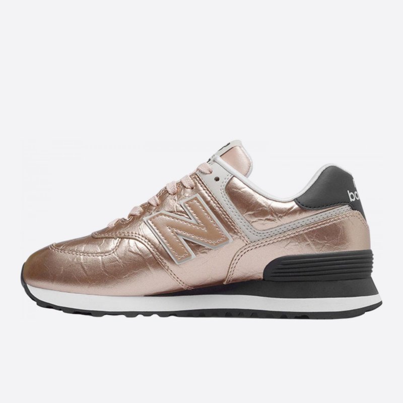 Dámské růžové tenisky New Balance WL574WER levá strana