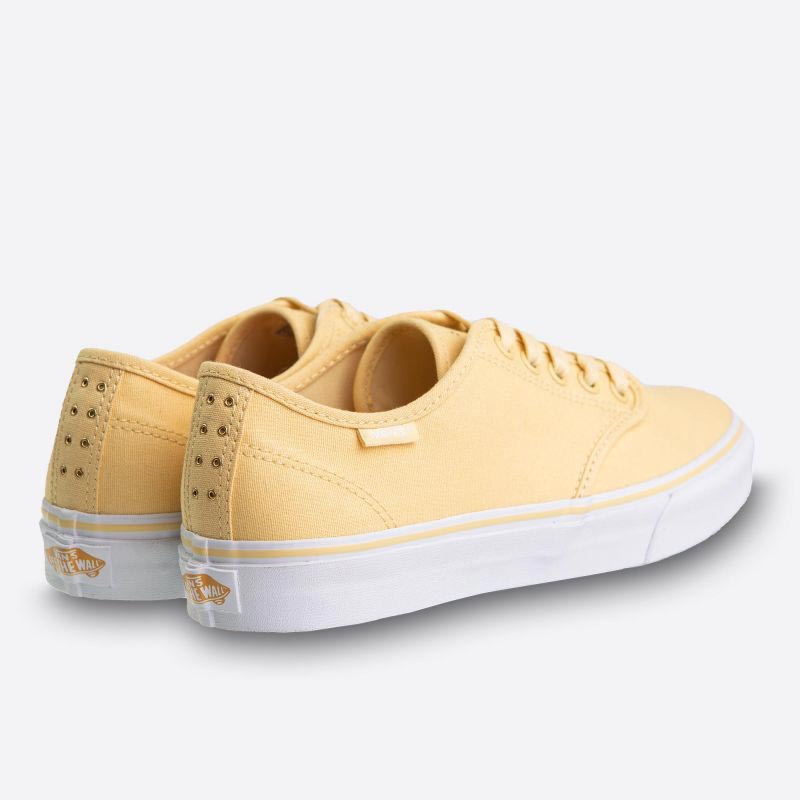 Dámské žluté plátěné tenisky Vans Camden Stripe Micro Eyelets Pineapple Slice