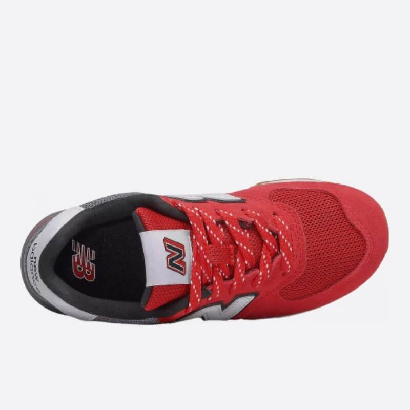 Dětské červené tenisky New Balance PC574ATG horní strana