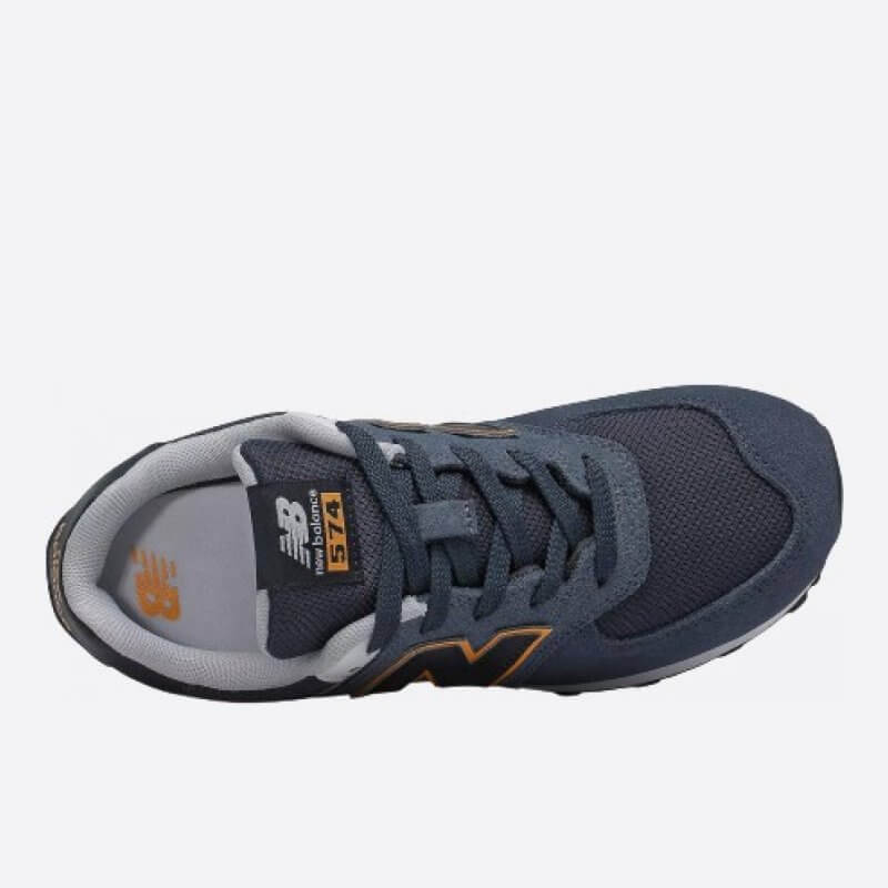 Dětské modré tenisky New Balance GC574SY2 horní strana