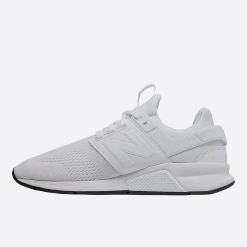 Pánské bílé tenisky New Balance MS247EW levá strana