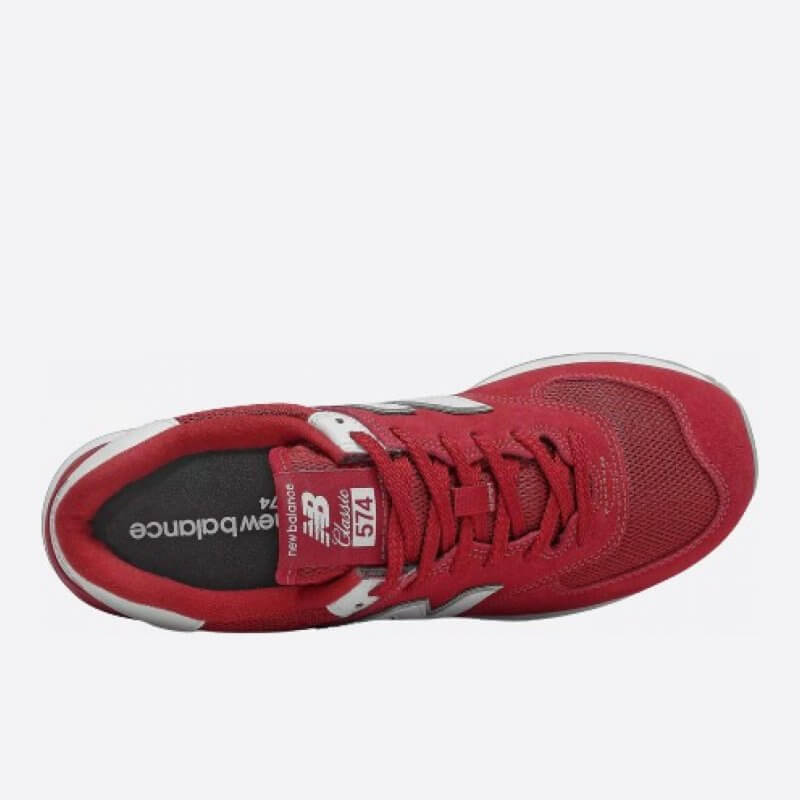 Pánské červené tenisky New Balance ML574ER2 horní strana