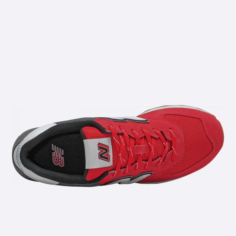 Pánské červené tenisky New Balance ML574SKD horní strana