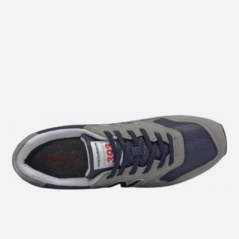 Pánské hnědé tenisky New Balance ML393SH1 horní strana