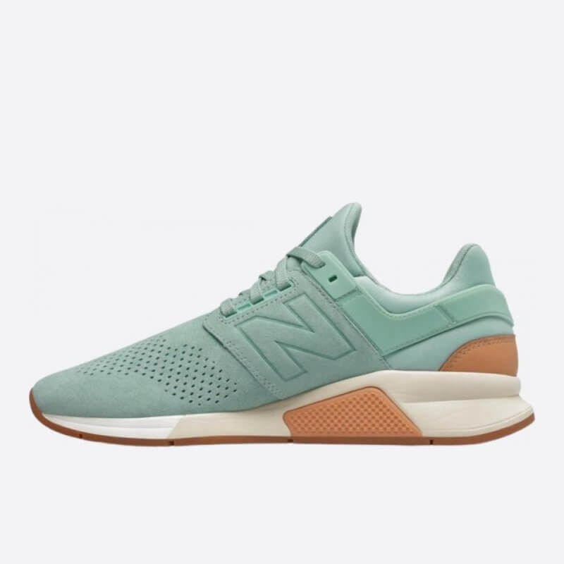 Pánské mentolové tenisky New Balance MS247GM levá strana