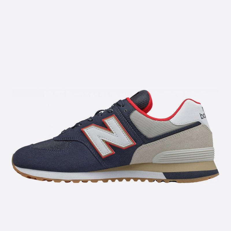 Pánské modré tenisky New Balance ML574SKB levá strana