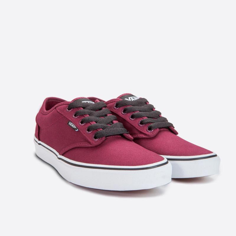Pánské plátěné tenisky Vans Atwood Canvas Oxblood and White